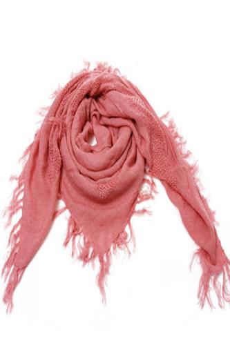 Scarf With Fringed